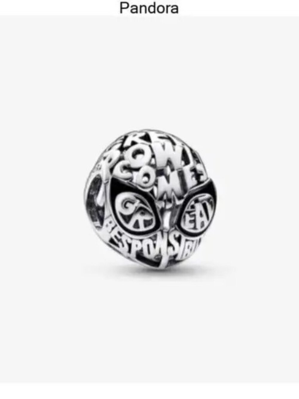 Pandora Marvel Spider-Man Mask Charm